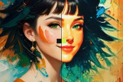 Color Pixel Photo Effect