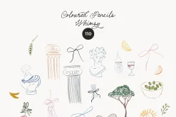 Coloured Pencils Whimsy