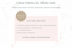 12 Colour Palette for Affinity Suite