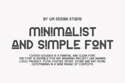 Comaxi Goquick Modern & Minimal Font
