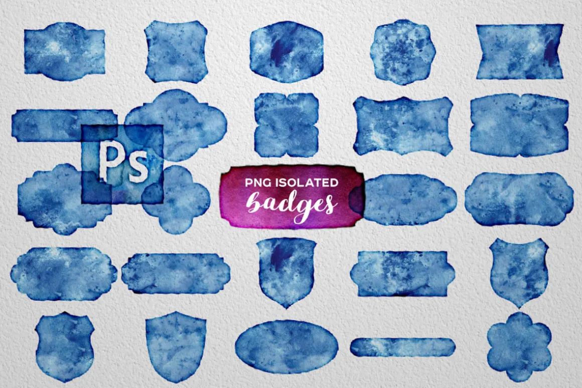 Combo: WATERCOLOR Lab Ai+Ps