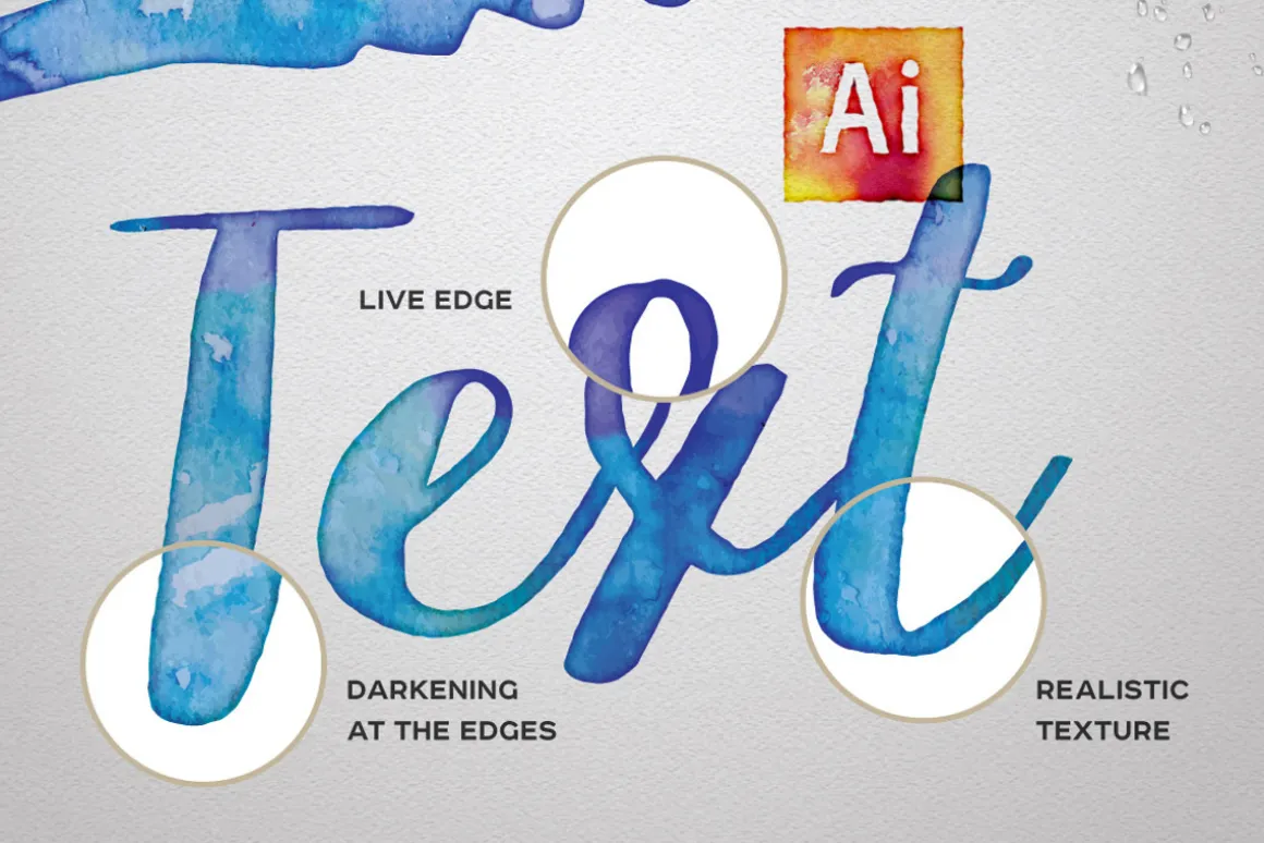 Combo: WATERCOLOR Lab Ai+Ps