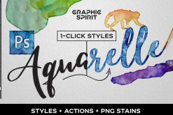 Combo: WATERCOLOR Lab Ai+Ps
