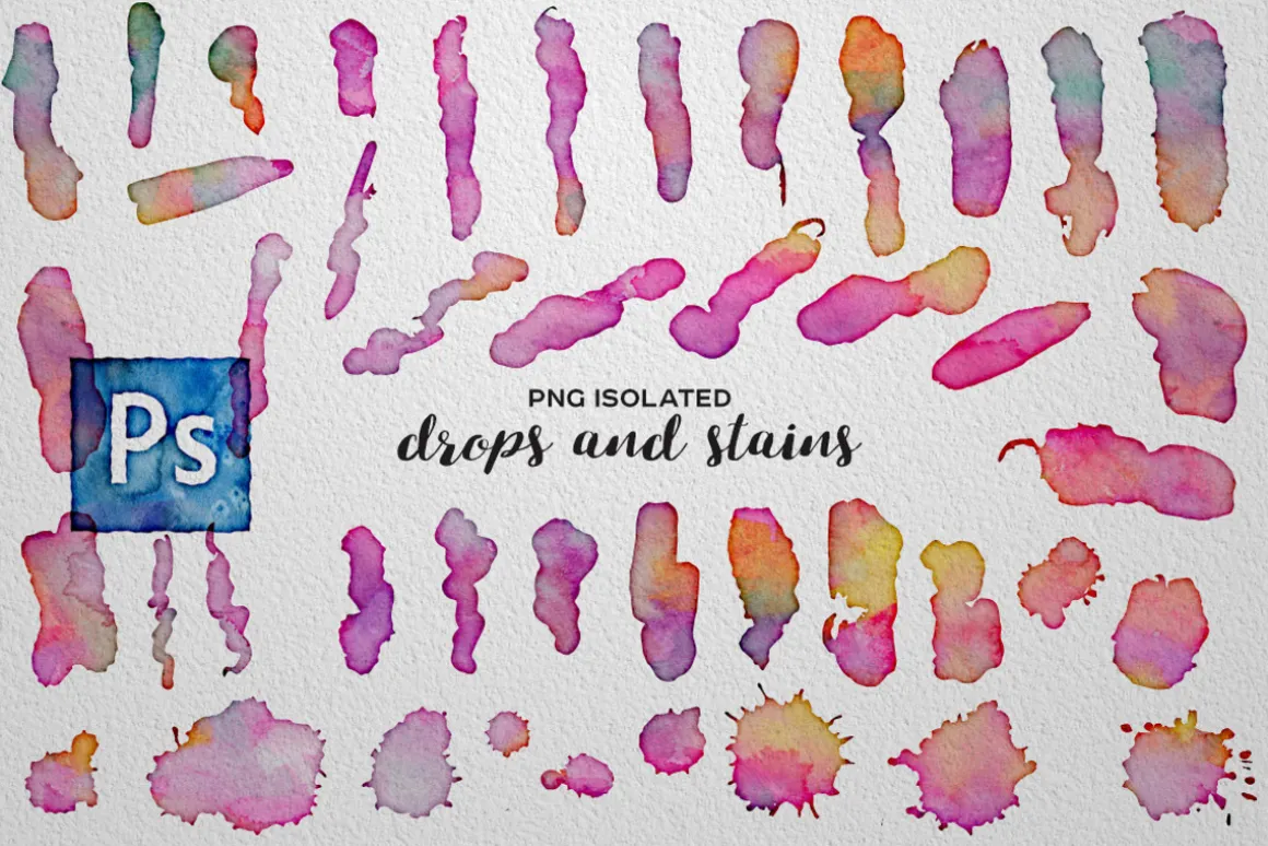Combo: WATERCOLOR Lab Ai+Ps