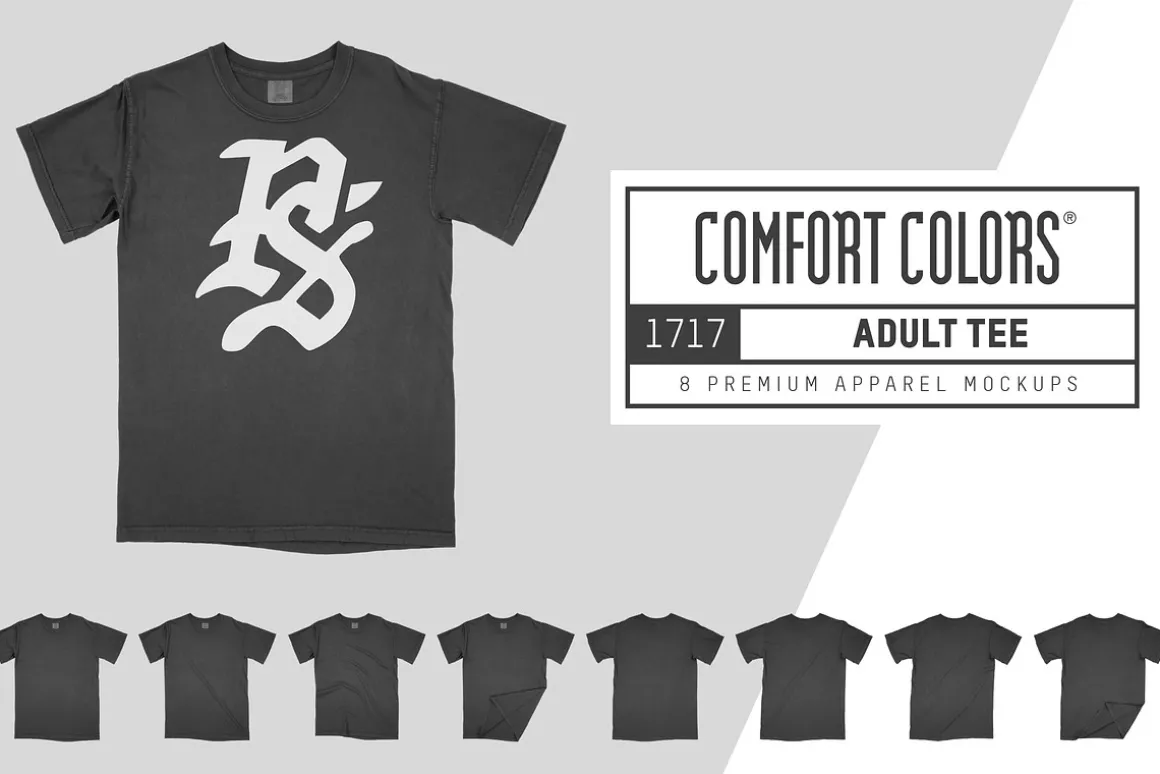 Comfort Colors 1717 Adult Tee Mocks