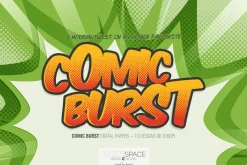 Comic Burst: Digital Paper