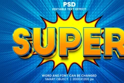 Comic Cartoon 3D Text Effect