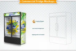 Commercial Fridge Mockup