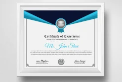 Company Word Certificate Template