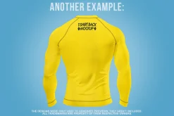 Compression T-Shirt Mockup PSD Back