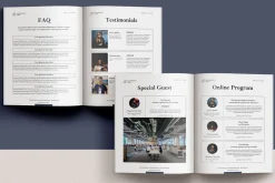Conference Agenda Canva Template v2