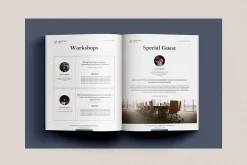Conference Agenda Canva Template v2