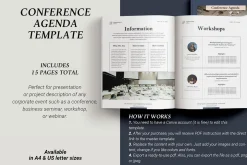 Conference Agenda Canva Template v2
