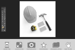 Construction Kit Top Down Mockup