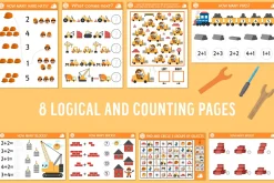 Construction site games for kids