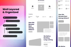 Construction Wireframe Website