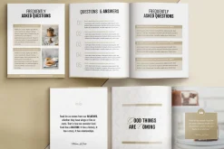 Cookbook / Recipe eBook for Canva