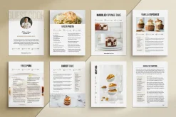 Cookbook / Recipe eBook for Canva