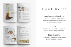 Cookbook Recipe Ebook Template