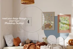 COOKIE | kids room frame mockup