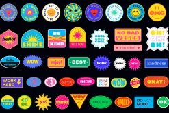 Cool Trendy Stickers Collection