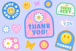 COOL Y2K VECTOR STICKERS PACK