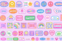 COOL Y2K VECTOR STICKERS PACK