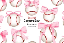 Coquette Baseball PNG Clipart
