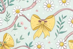 Coquette Bow Seamless Pattern