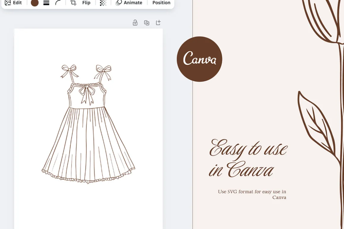 Coquette rabbit vintage illustration
