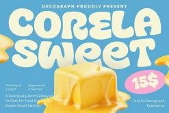 Corela Sweet - Food BoldDisplay Font