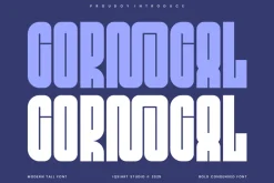 Cornocal - Condensed Tall Font