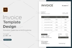 Corporate Invoice Design Template