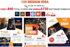 120 Corporate Flyer & Poster Bundle