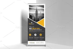 Corporate Roll Up Banner