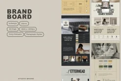 COS | Brand Board | Canva & InDesign