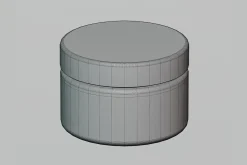 Cosmetic jar 3d model