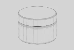 Cosmetic jar 3d model