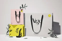 Cotton Handle Paper Gift Bag Mockup