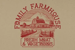 Country Road Vintage Label Font