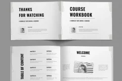Course Workbook Template Landscape