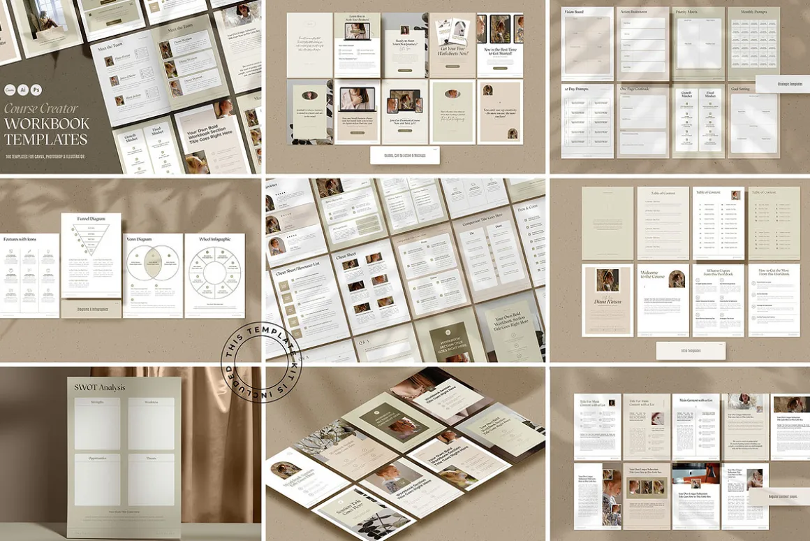 400+ Course Creator Templates CANVA