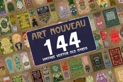Covers Art Nouveau - giga set