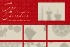 Cozy Christmas Shadows & Backgrounds