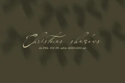 Cozy Christmas Shadows & Backgrounds