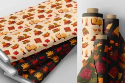 Cozy Dark Academia Clipart - Autumn