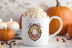Cozy Halloween Frames PNG Clipart