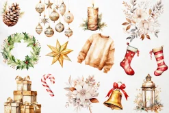 Cozy Winter - PNG Christmas Overlays