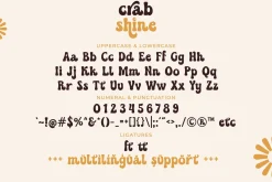 Crab Shine - Cool Retro Font