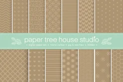 Craft Paper Patterns (Vector)